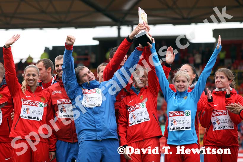 Russia winners of the European Athletics Team Championships.